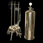 Buy cheap Two Core Cartridge Filter Housing Stainless Steel Industrial Precision from wholesalers