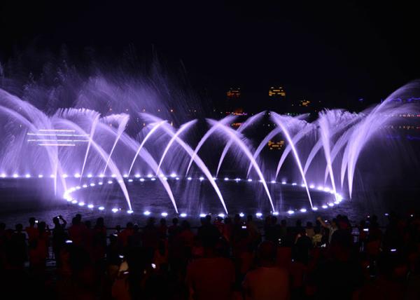 Buy cheap Customized Water Shapes Music Dancing Fountain Show With 2 Years Guaranty from wholesalers