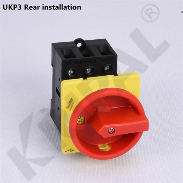 Buy cheap IEC Standard 50A 3P IP65 Electric Waterproof Isolator Switch 230-440V from wholesalers