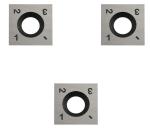 Standard Woodworking Carbide Inserts With Square Shape 12x12x2.2-30°