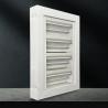 Buy cheap Laminated Glass Aluminium Louvered Window Lightweight Electrophoresis from wholesalers
