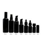 Black Round Glass Dropper Bottle Serum Glass Essensial Oil Bottle
