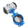 Buy cheap 1/4''-6'' Port Size Sanitary Pneumatic Butterfly Valves with SS304 /316L Construction from wholesalers