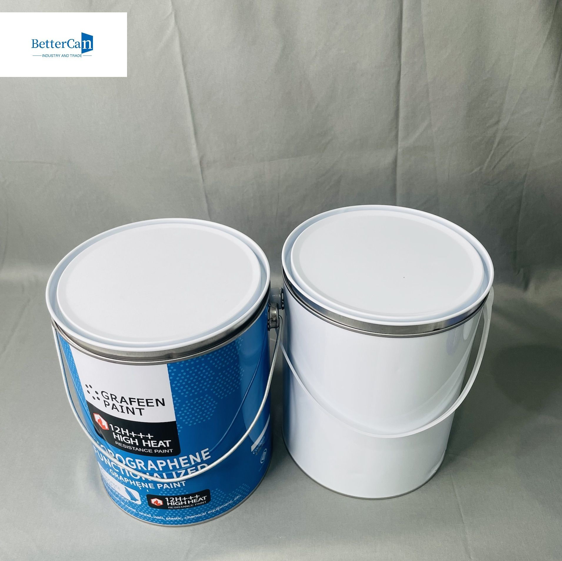 500ml Round Chemical 250ml Empty Paint Tins 0.23mm Thickness