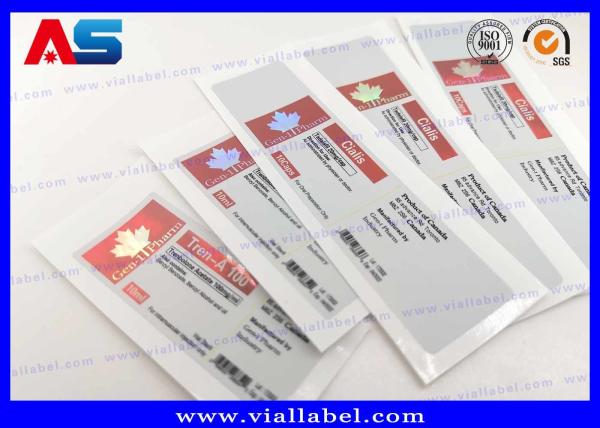 Buy cheap 25 * 60 mm Pharmacy Label Sticker Printing With Free Design Service from wholesalers