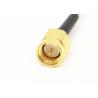 Buy cheap RG316 RF Cable Assemblies SMA Male To MMCX Male Right Angle Connector from wholesalers