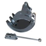 Volvo MX55 Hydraulic Grapple Attachment , Excavator Pipe Grapple 1100 Mm Max
