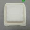 Buy cheap 6 inch hamburger box non soggy, leak proof, disposable to go boxes made from cornstarch from wholesalers