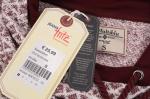 Burgundy Terry Cloth Sweatshirt Womens 53% Cotton 47% Polyester