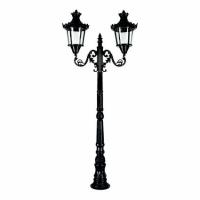 Buy cheap Two Arms Antique Cast Iron Light Pole Sand Casting Victorian Lamp Post product