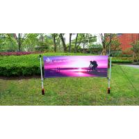 Buy cheap Advertising Outdoor Banner Stands With Spike / Twist Custom Width Height product