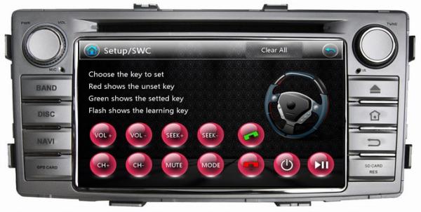 Ouchuangbo Car DVD Nav Audio Radio Player for Toyota Hilux 2012 USB iPod GPS