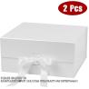 Buy cheap Gift Box With Satin Ribbon, 14x9x4.5 Inches Collapsible Gift Box With Magnetic Closure For Party, Wedding, Gift Wrap from wholesalers