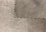 Customize Color Faux Suede Fabric For Clothing , 105D Stretchable Suede Fabric