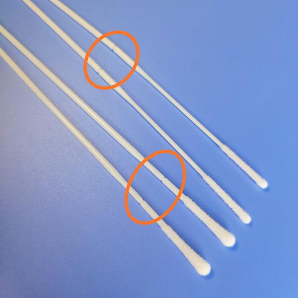 Buy cheap ABS Handle Nylon Flocked Nasopharyngeal Swab For Influenza from wholesalers