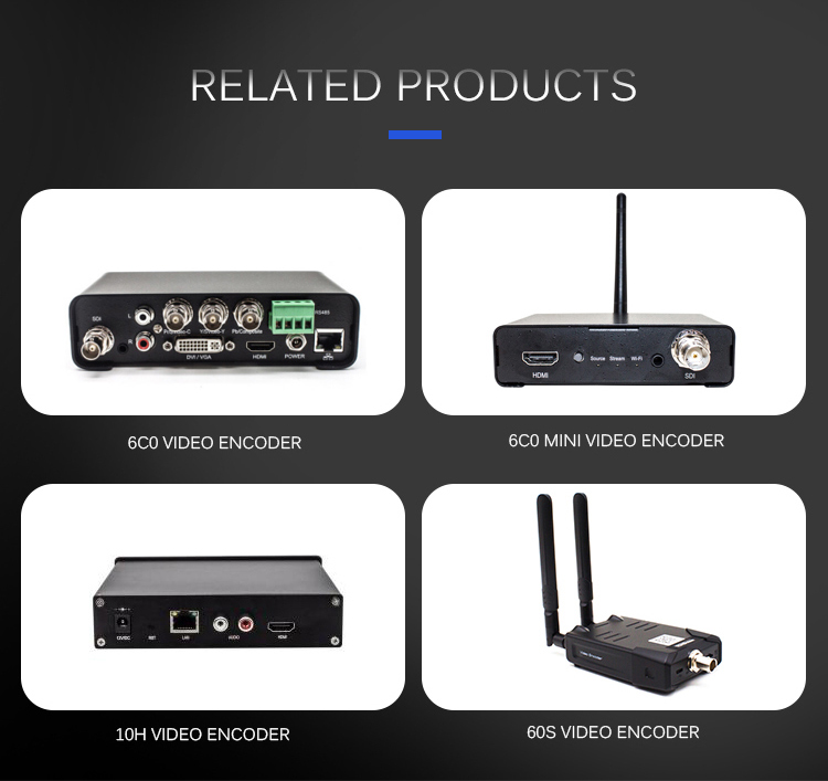 1080P IP streaming app control 1080P video encoder codec