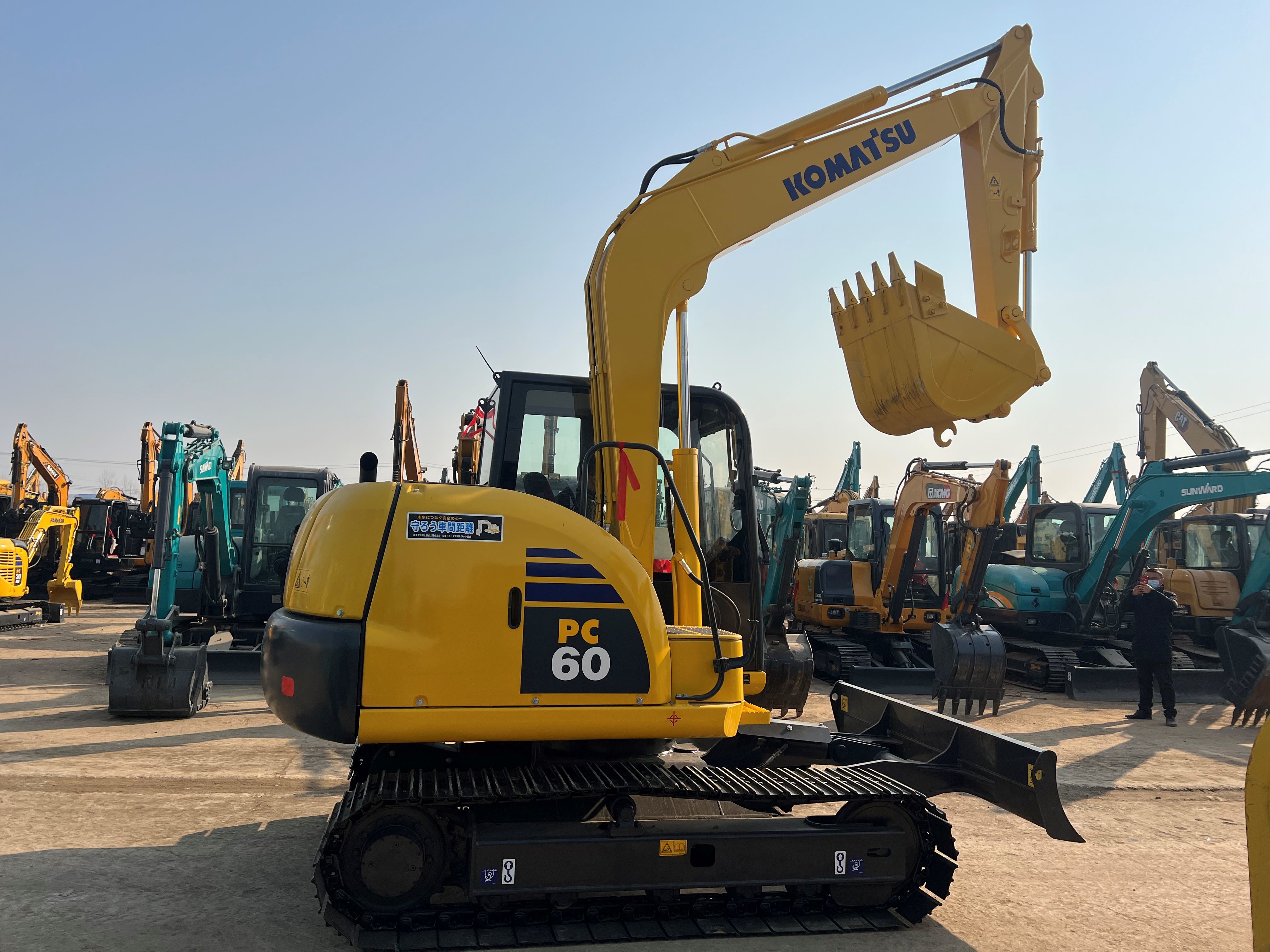 Used Secondhand KOMATSU PC60-8 60-8 6ton Small Mini Japan Original Digger Excavator Komatsu pc60