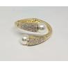 Buy cheap Crystal Bracelet Bangle for Women Gold Silver Color Wedding Bracelets & Bangles Jewelry Gift from wholesalers