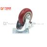 Buy cheap Polyurethane Flat Universal Industrial Caster Wheels Heavy Load Wheels With Brake from wholesalers