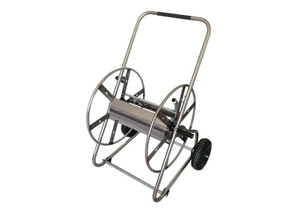 Buy cheap 1" x 30m Metal Hose Reel Cart , Stainless Steel Garden Hose Reel Cart from wholesalers
