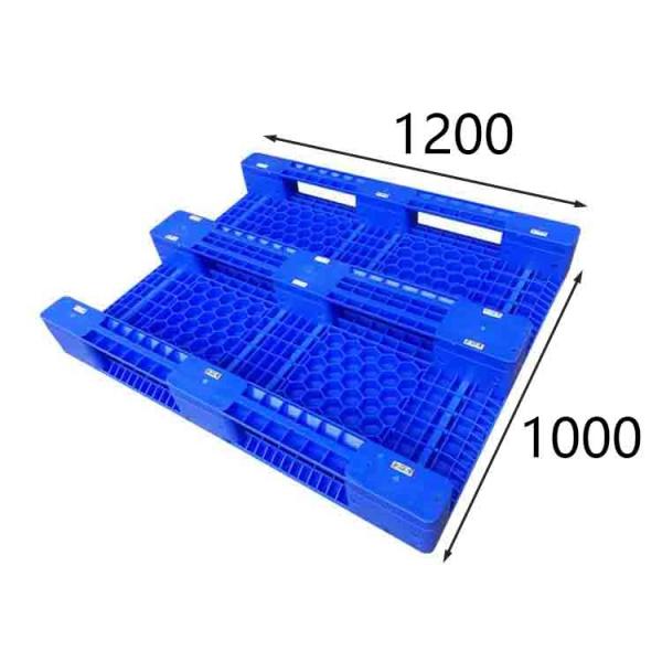 Buy cheap Industrial HDPE Plastic Pallet PE Blue 1200 X 1000 4 Way Entry from wholesalers