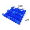 Buy cheap Industrial HDPE Plastic Pallet PE Blue 1200 X 1000 4 Way Entry from wholesalers