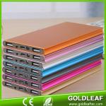 Metallic book shape power bank 8000mah phone charger