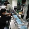 Buy cheap Light Weight Disposable Non Woven Mask Making Machine System 3 Layer Blue Color from wholesalers