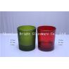 Buy cheap Spray Color Glass Candle Holder With Painting Logo from wholesalers