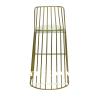 Buy cheap Antique Vintage Stool Bar Pub Table Chair Set Stainless Steel Plywood Sponage from wholesalers