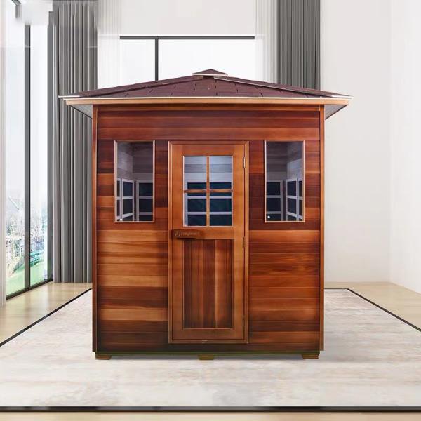 Buy cheap Garden Cabin Outdoor Steam Sauna , Outdoor Wooden Sauna Room from wholesalers