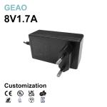 8V 1.7A Wall Mounted Power Adapter For Cheap CCTV Pos Machine Depilator Monitor