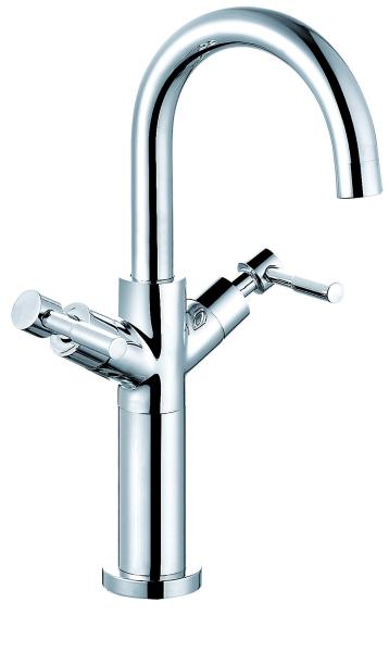 Buy cheap Brass Material Modern Basin Mixer Faucet For Bathroom T80551L from wholesalers