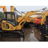 Buy cheap 12V Voltage Used Earth Moving Equipment Komatsu PC55MR With Rubber Track from wholesalers