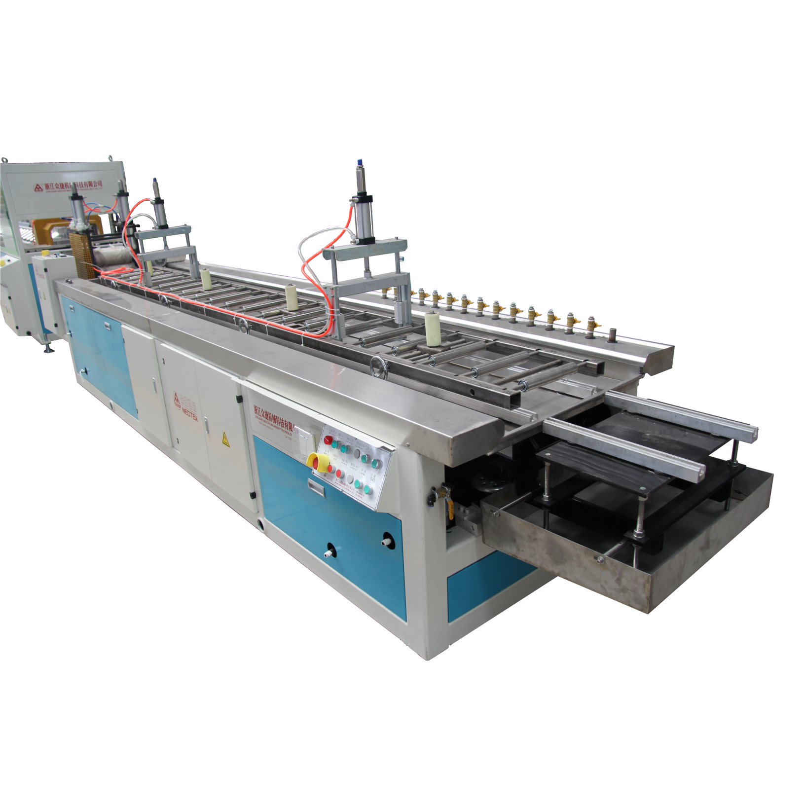Customizable 38CrMoALA Screw Material WPC Extrusion Line for PP PE Base Production