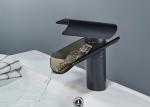 Waterfall Spout Bathroom Basin Faucets ROVATE Satin / Mirror Surface Design