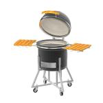 Outdoor Metal Steel Shell Kamado Charcoal Barbecue Grill 22 Inch