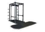 3.5mm Commercial Grade Gym Equipment Weightlifting Squat Rack With Platform