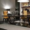 Buy cheap Marble Decal Luxury Modern Dining Table Set , 750mm Solid Wood Dining Table from wholesalers