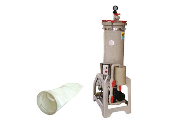 Buy cheap FRPP Chemical Filtration Systems / bag filter machine for petrochemical 150L / min 1HP from wholesalers