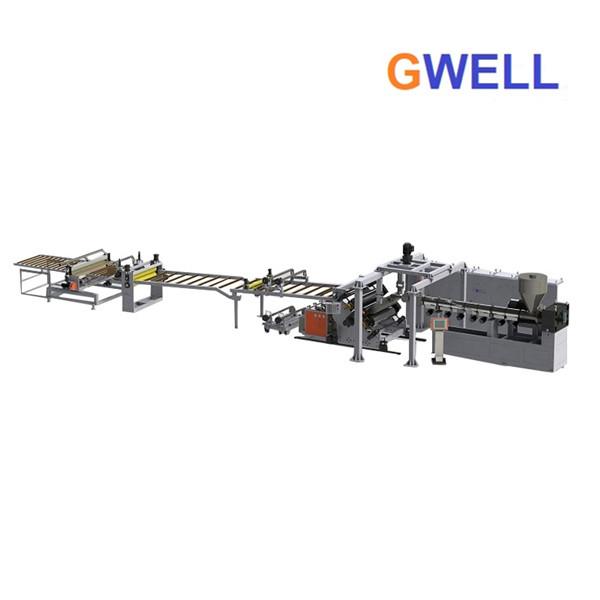 Buy cheap PP PE ABS PVDF Cabinet Board Extrusion Line 600kg/H 1000 - 2000mm Width from wholesalers