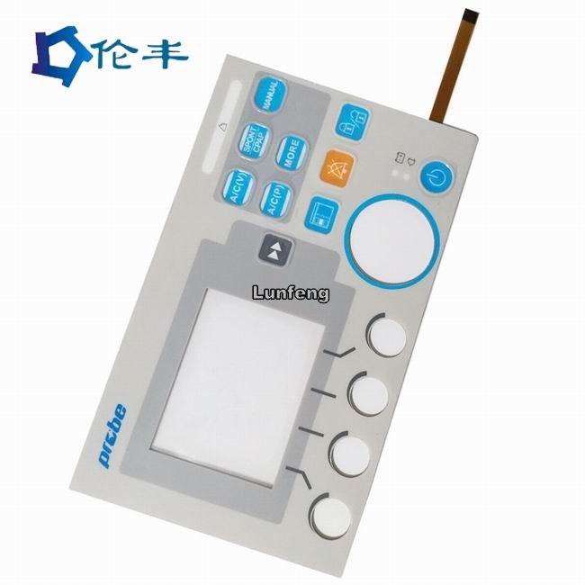 Flex Tail FPC Membrane Switch PET V200 3M468 Membrane Control Panel