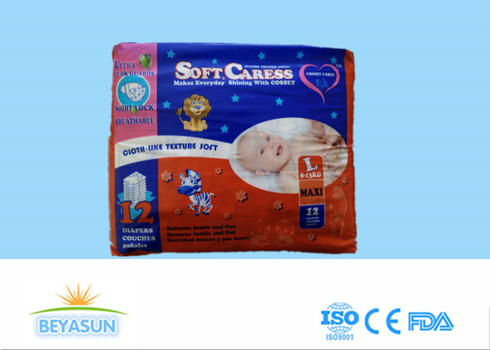 Non Woven Topsheet Infant Baby Diapers with aloe liner