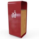 Customized Factory Outlet Outdoor Recycling Bin Garden Park 3 Compartments