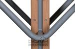 wooden street lamp outdoor fitness spinner