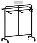 Metal / Wood Customized Color Display Rack Stand Garment Showrooms 600*500