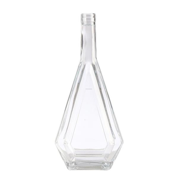 Buy cheap Super Flint 70cl Unique Rhombus Shape Glass Bottle Ideal of Brandy Liquor Whisky 750ml from wholesalers