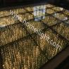 Buy cheap Wedding Event Show Rental Tempered Glass 3D Starry Dance Floor LED Star Mirror Dance Tile from wholesalers