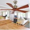 Buy cheap RoHS Natural Wood 75w Modern 5 Blade Ceiling Fan 42 Inch Ceiling Fan Light Electric from wholesalers