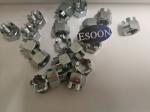 Hex Castle Nuts DIN935,Carbon Steel,M4~M100,Min.1000Pcs,Zinc Surface